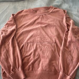 We The Free latte color Crewneck Sweater